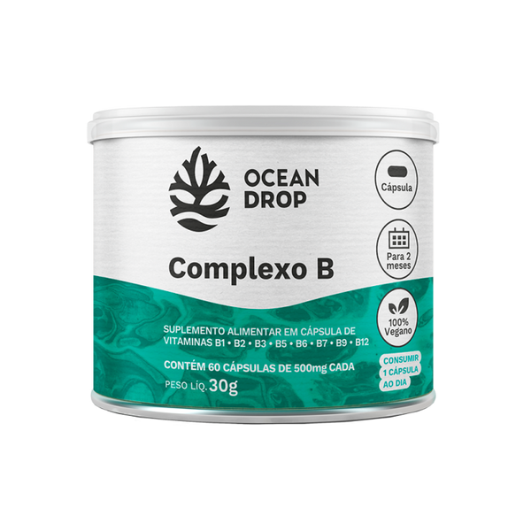 COMPLEXO B 60 CAPS 500MG - OCEAN DROP