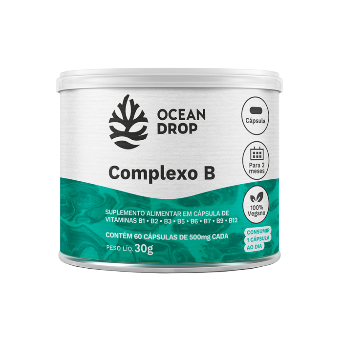 COMPLEXO B 60 CAPS 500MG - OCEAN DROP