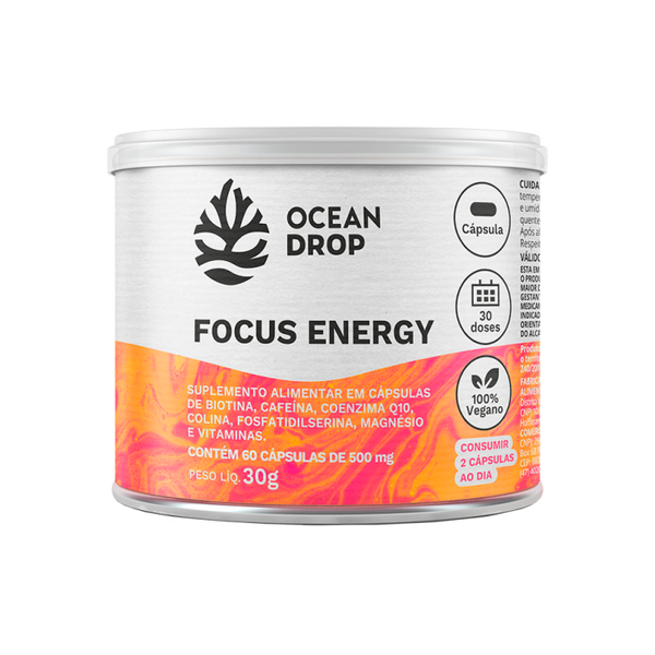 FOCUS ENERGY 60 CAPS - OCEAN DROP