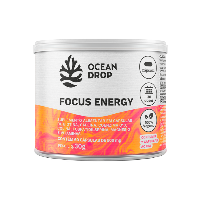 FOCUS ENERGY 60 CAPS - OCEAN DROP