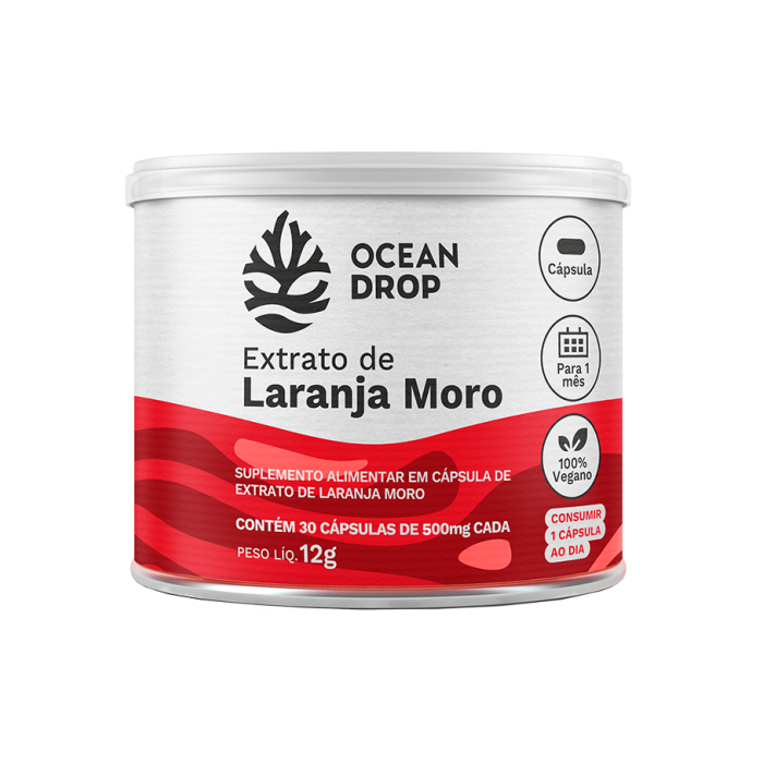 EXTRATO DE LARANJA MORO 30 CAPS - OCEAN DROP