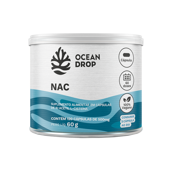 NAC N-ACETILCISTEÍNA 120 CAPS - OCEAN DROP