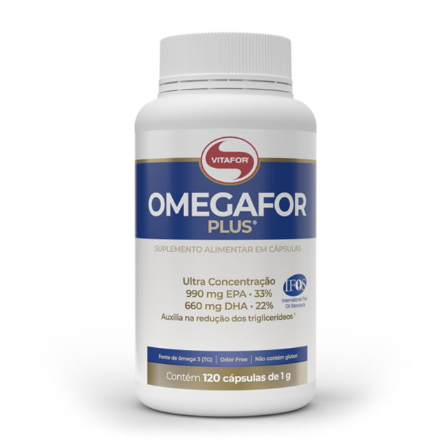 ÔMEGA 3 PLUS 1000MG 120 CÁPS - VITAFOR