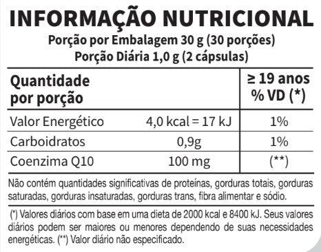COENZIMA Q10 60 CAPS - KATIGUÁ