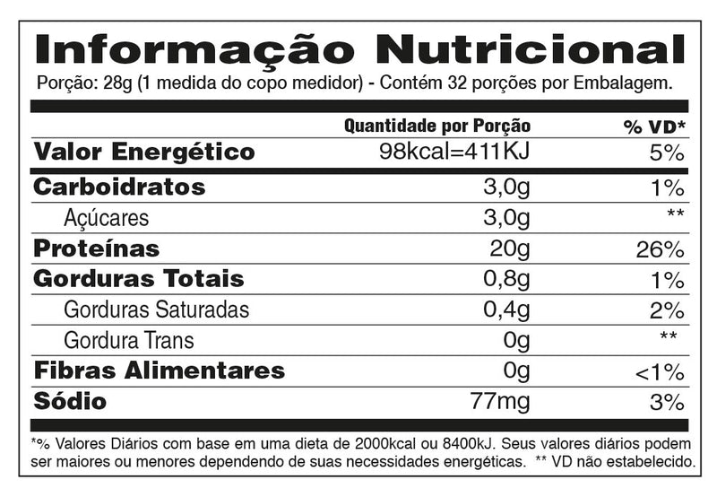 PURO WHEY PROTEIN 900G - PERFORMANCE