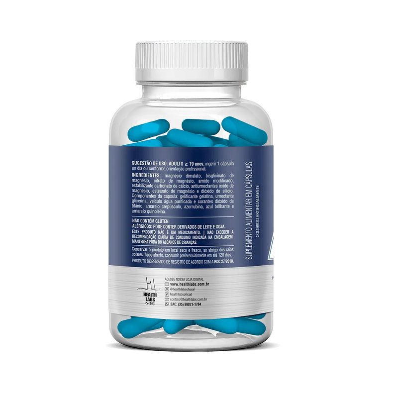COMPLEX MAGNÉSIO 60 CAPS - HEALTH LABS