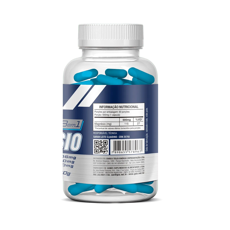 COMPLEX MAGNÉSIO 60 CAPS - HEALTH LABS