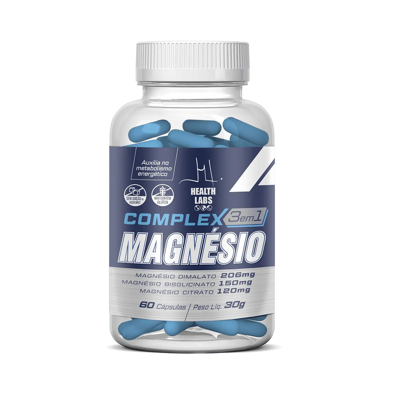 COMPLEX MAGNÉSIO 60 CAPS - HEALTH LABS