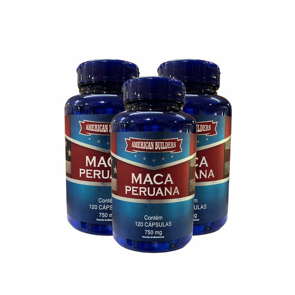 COMBO KIT 3UN. MACA PERUANA 120 CAPS 750MG - SULPHYTOS