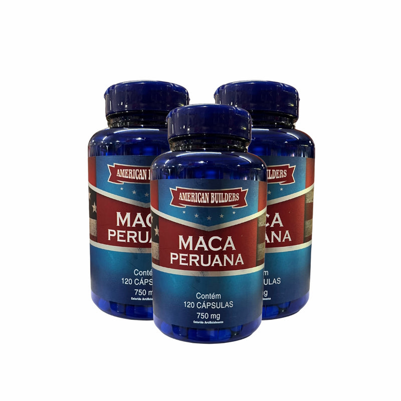 COMBO KIT 3UN. MACA PERUANA 120 CAPS 750MG - SULPHYTOS