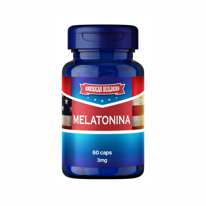 MELATONINA 3MG 60 CAPS - AMERICAN BUILDERS