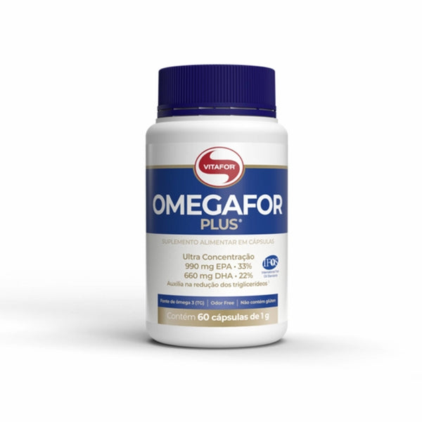 ÔMEGA 3 PLUS 1000MG 60 CÁPS - VITAFOR