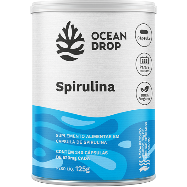 SPIRULINA 240 CAPS - OCEAN DROP