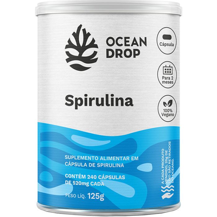 SPIRULINA 240 CAPS - OCEAN DROP