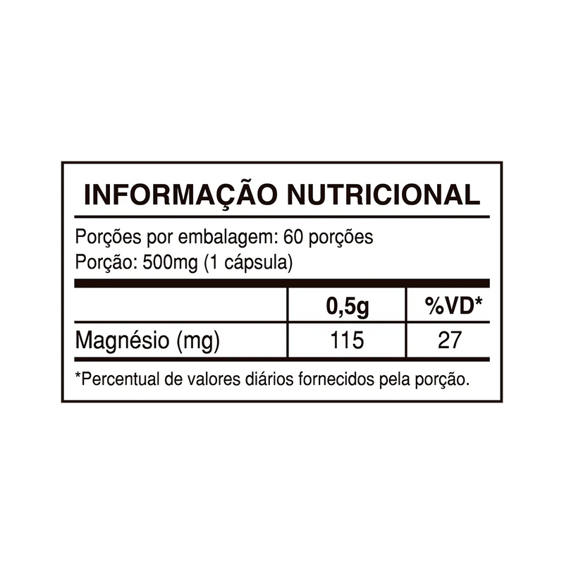 COMPLEX MAGNÉSIO 60 CAPS - HEALTH LABS