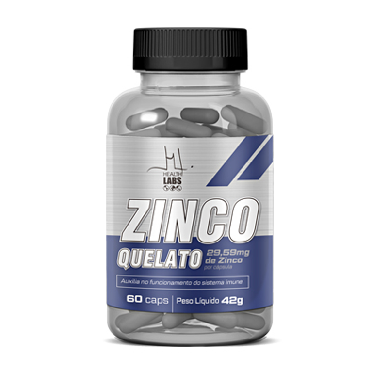 ZINCO QUELATO 60 CAPS - HEALTH LABS