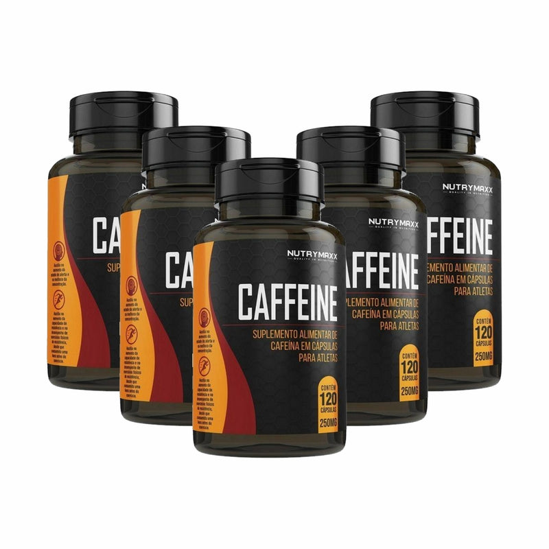 COMBO KIT 5UN CAFEÍNA 120 CAPS - MELCOPROL