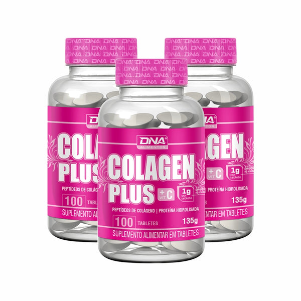 COMBO KIT 3UN COLAGEN PLUS + VIT C 100 TABS - DNA