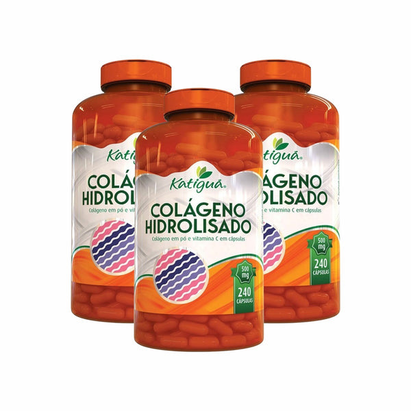 COMBO KIT 3UN COLÁGENO +C 240 CÁPS 500mg - KATIGUÁ