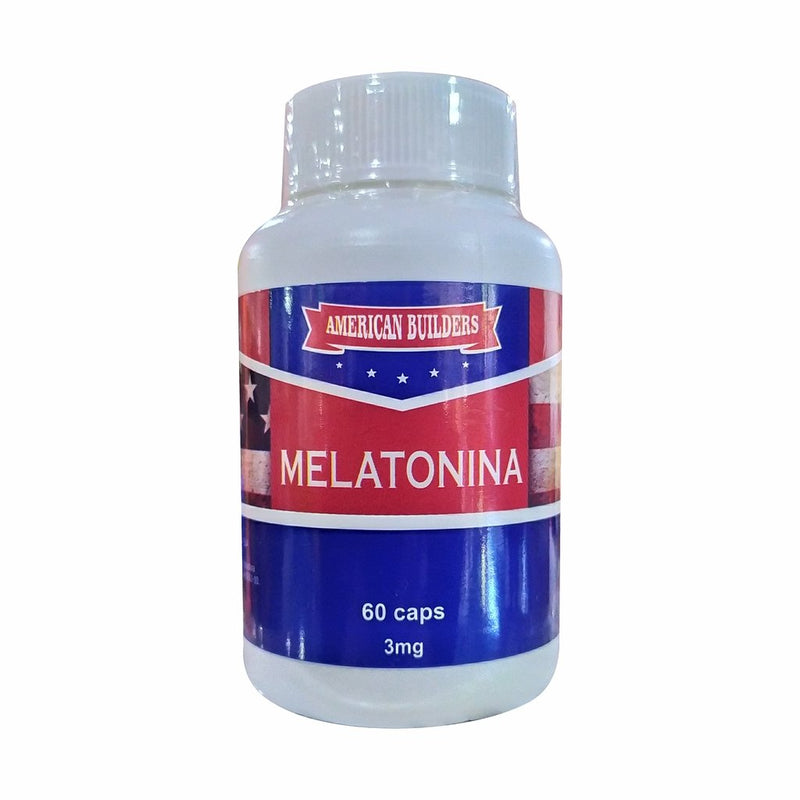 MELATONINA 3MG 60 CAPS - AMERICAN BUILDERS