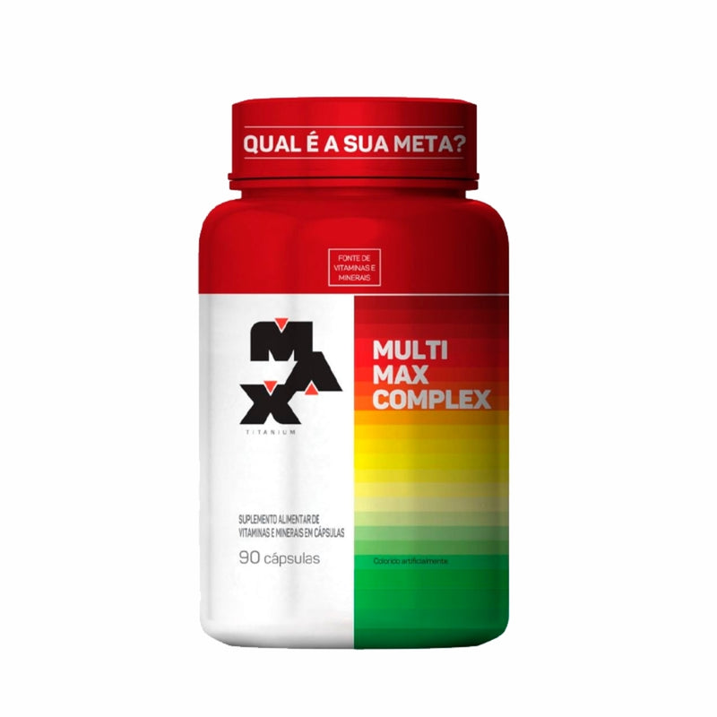 MULTIVITAMINICO MULTIMAX COMPLEX 90 CAPS - MAX TITANIUM