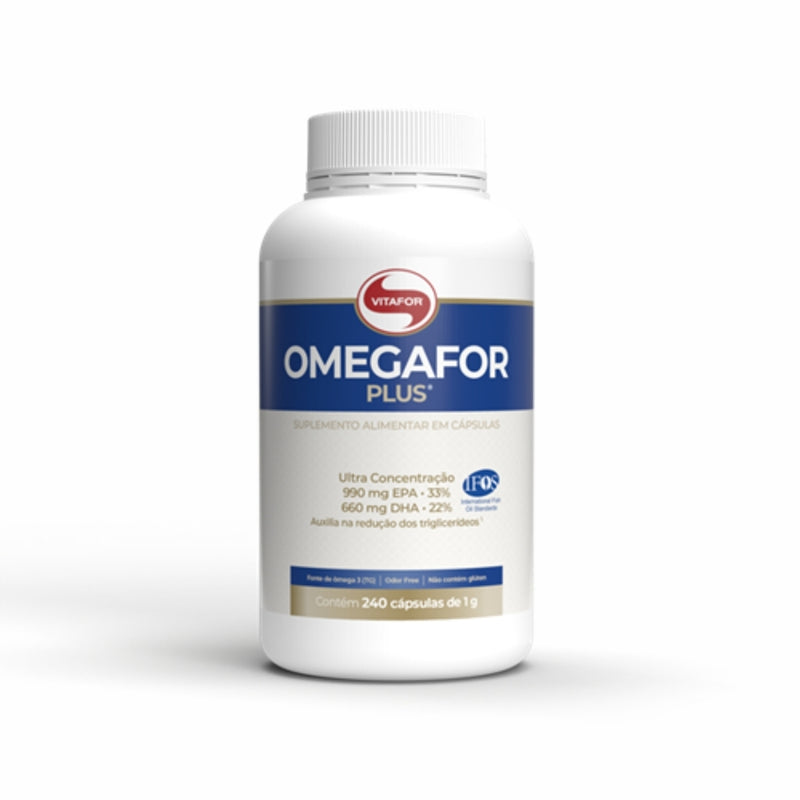 ÔMEGA 3 PLUS 1000MG 240 CÁPS - VITAFOR