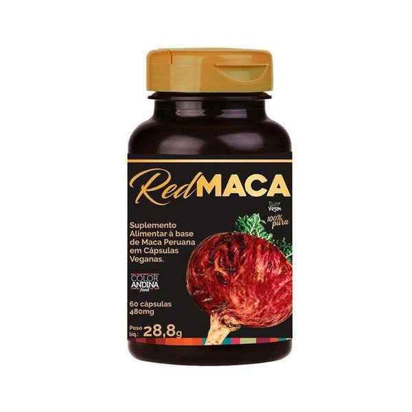 MACA PERUANA VERMELHA 500MG 60CAPS - COLOR ANDINA