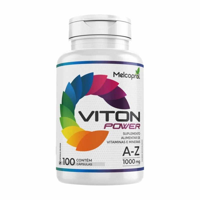 VITON POWER MULTIVITAMÍNICO 100 CAPS - MELCOPROL